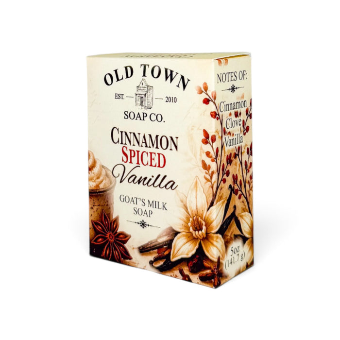 Cinnamon Spiced Vanilla Goat's Milk Soap - Old Town Soap Co.