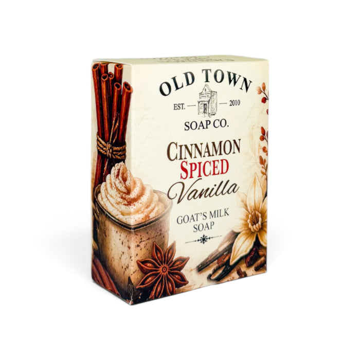 Cinnamon Spiced Vanilla Goat's Milk Soap - Old Town Soap Co.
