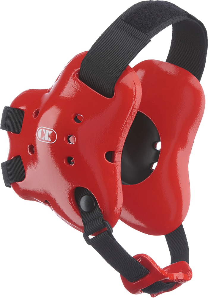 Cliff Keen EF66 Fusion Headgear Black-Scarlet - Takedown Distribution