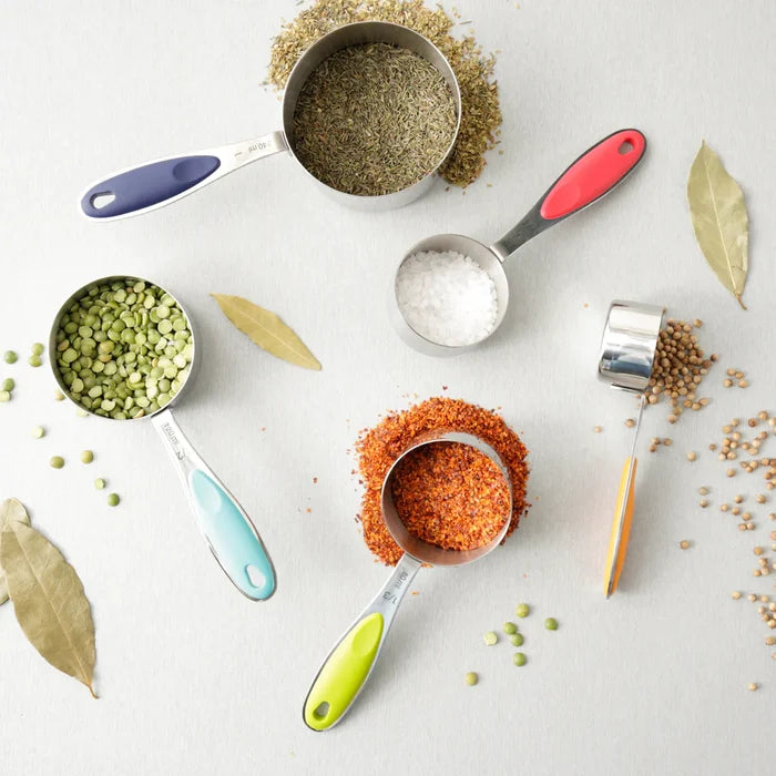 Colored Handle Measuring Cup S/5
