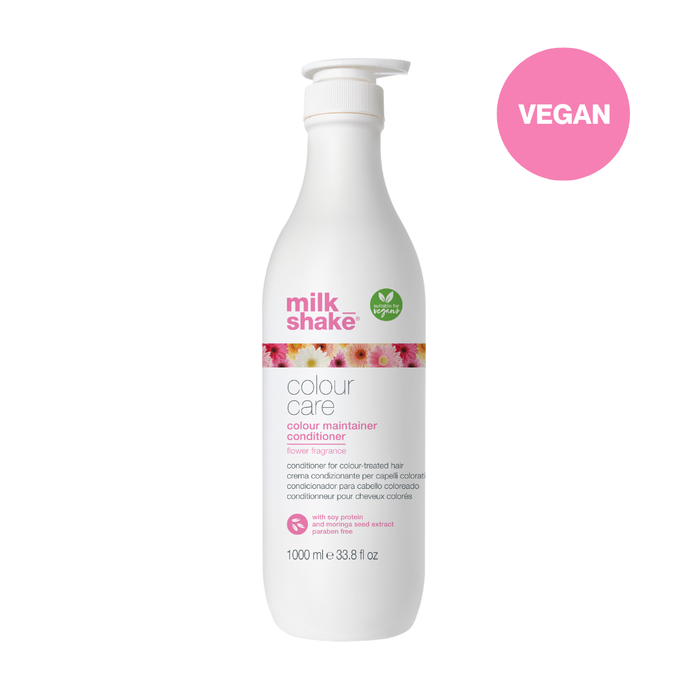 milk_shake Colour Care conditioner bottle on a white background with 'Vegan' label.