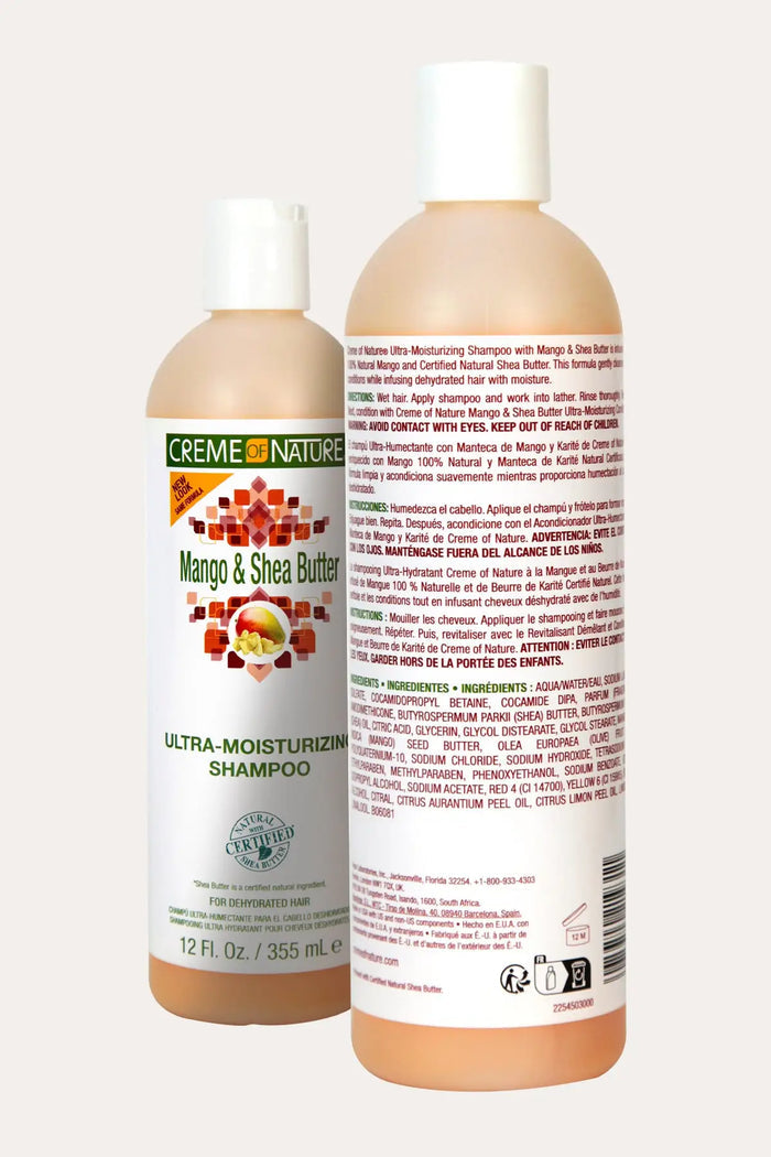 CREME OF NATURE MANGO & SHEA BUTTER ULTRA MOISTURIZING SHAMPOO 12oz CREME OF NATURE