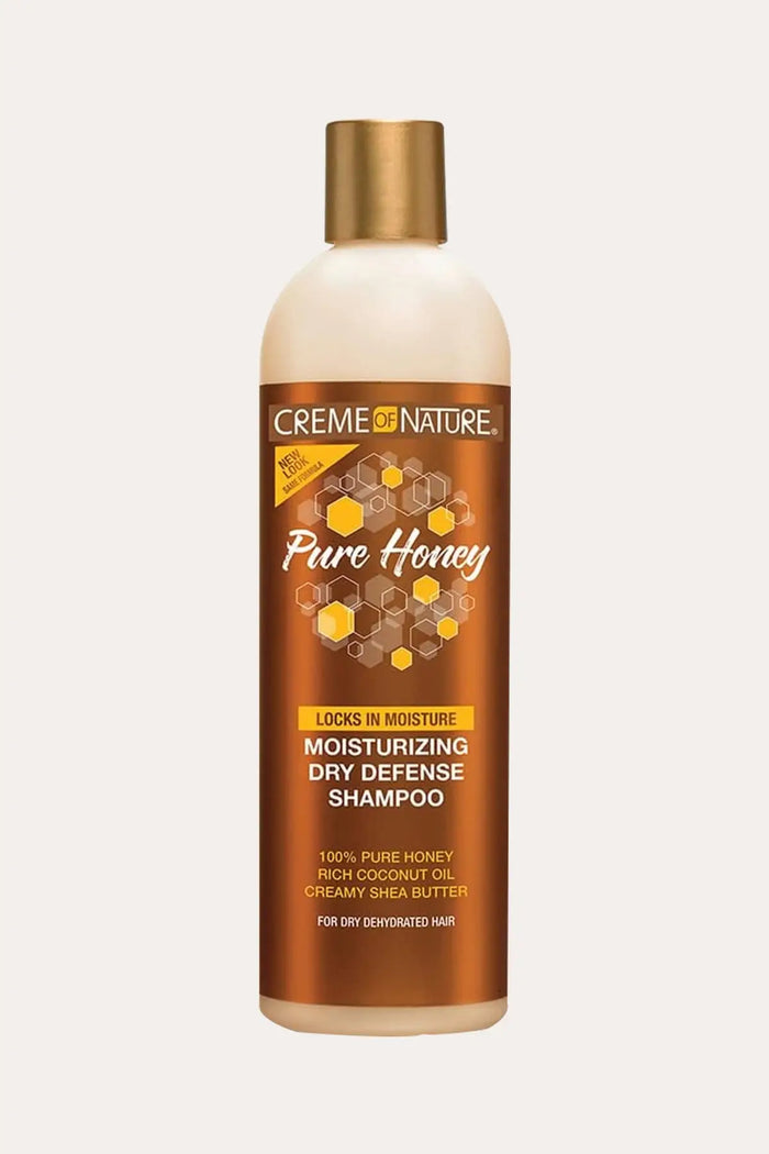 CREME OF NATURE PURE HONEY MOISTURIZING DRY DEFENSE SHAMPOO 12oz - BSW BEAUTY CANADA