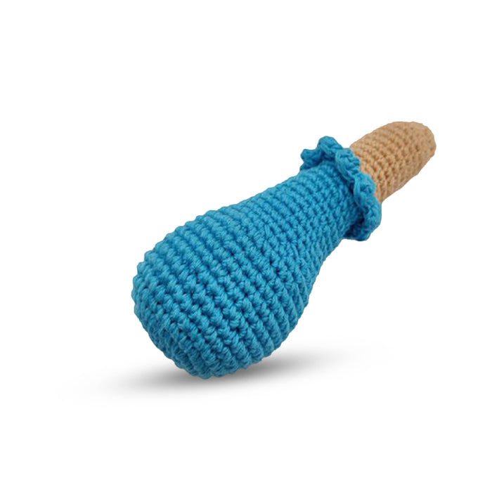 Crochet Chicken Drumstick Dog Toy