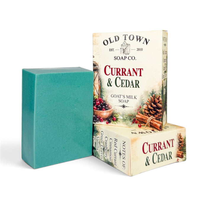 Currant & Cedar Goat's Milk Soap - Old Town Soap Co.