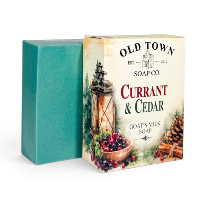 Currant & Cedar Goat's Milk Soap - Old Town Soap Co.