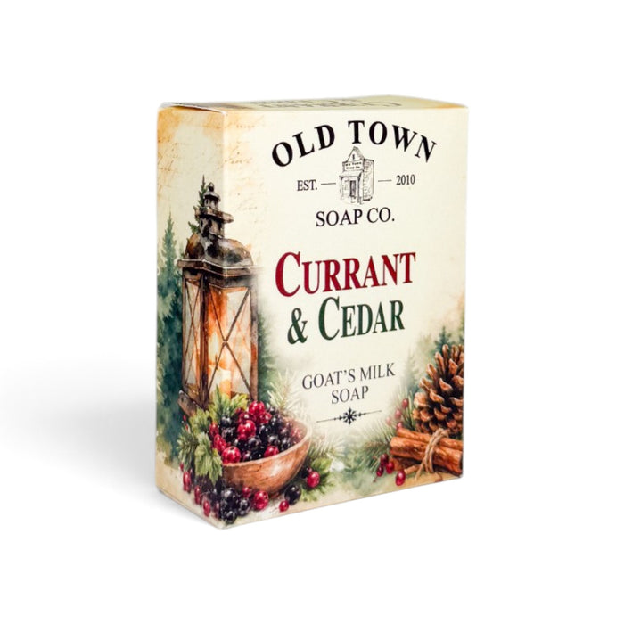 Currant & Cedar Goat's Milk Soap - Old Town Soap Co.