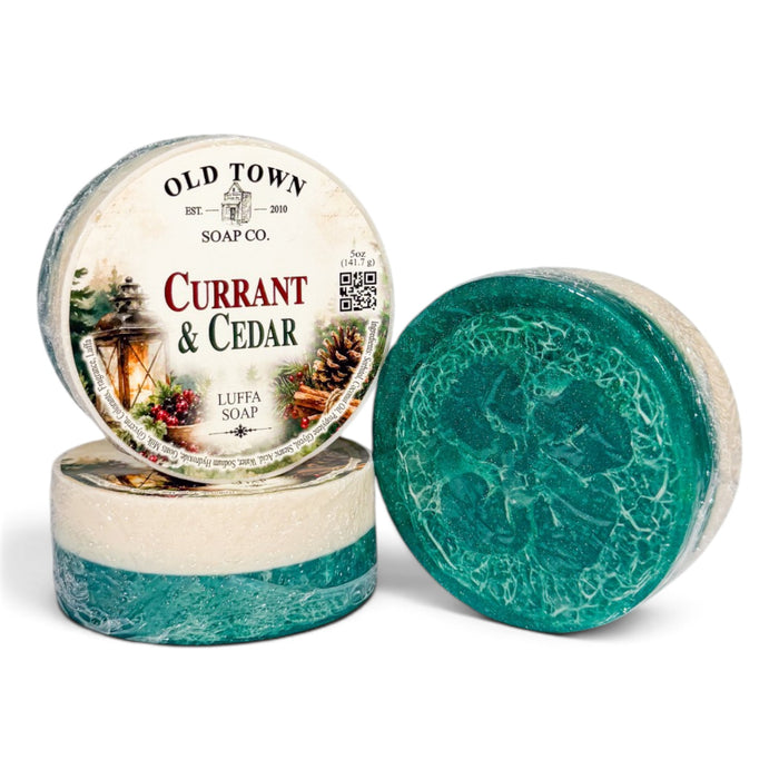 Currant & Cedar Luffa Soap - Old Town Soap Co.