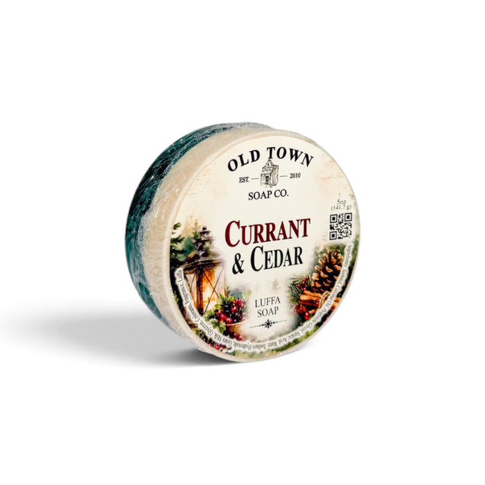 Currant & Cedar Luffa Soap - Old Town Soap Co.