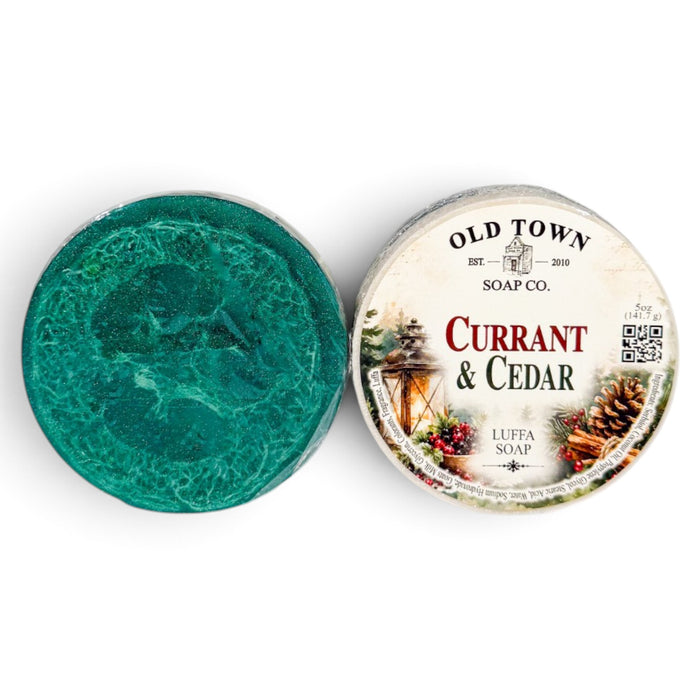 Currant & Cedar Luffa Soap - Old Town Soap Co.