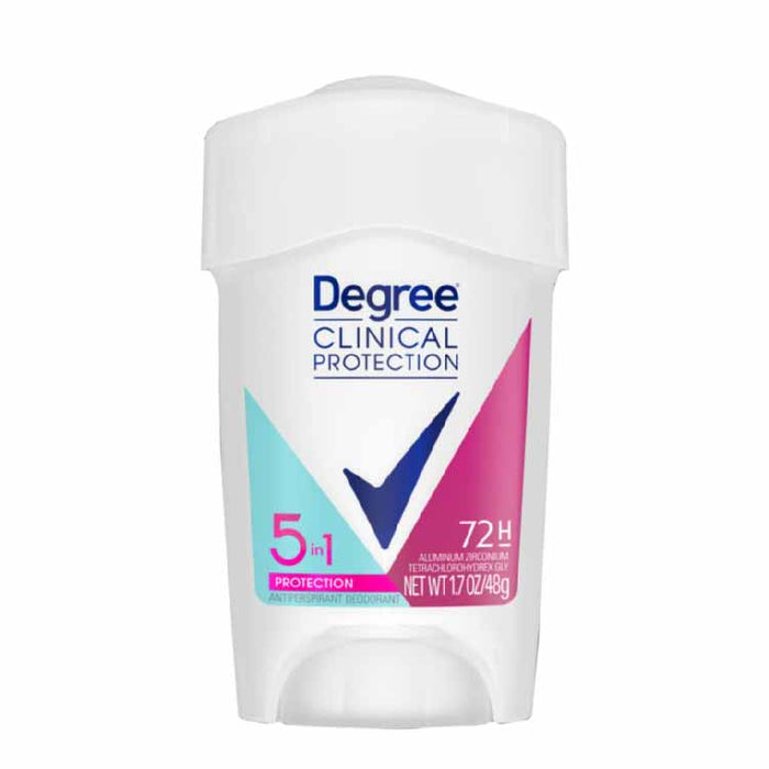 Degree Clinical Protection 5 in 1 Protection Deodorant - 1.7 Oz - 24 Pack