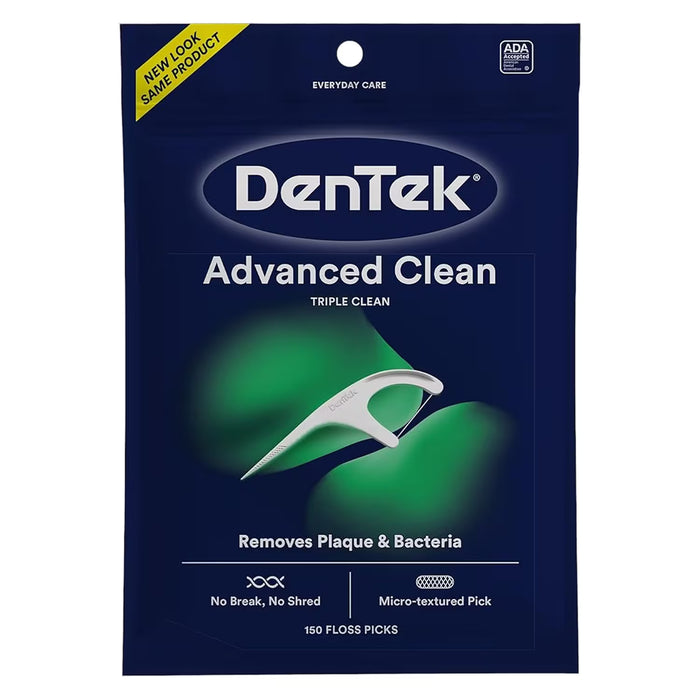 DenTek Triple Clean Floss Picks, 150 Ct - 30 Pack
