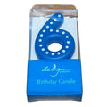 DESIGN Numbered Birthday Candle - 6