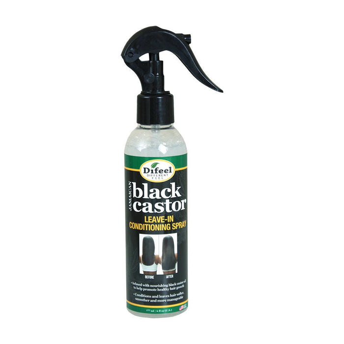 Difeel Jamaican Black Castor Leave in Conditioning Spray 6 oz. - Palms Fashion Inc.