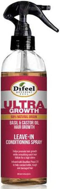 DIFEEL Ultra Growth Basil&castor oil Leave-in conditioning spray 6 oz