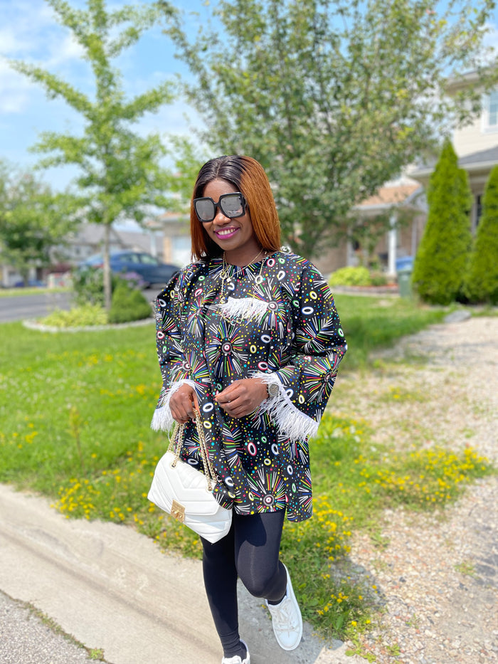 Diora 02 - Beautiful African print Ankara Dress
