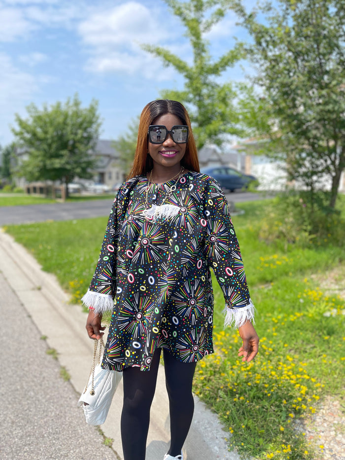 Diora 02 - Beautiful African print Ankara Dress