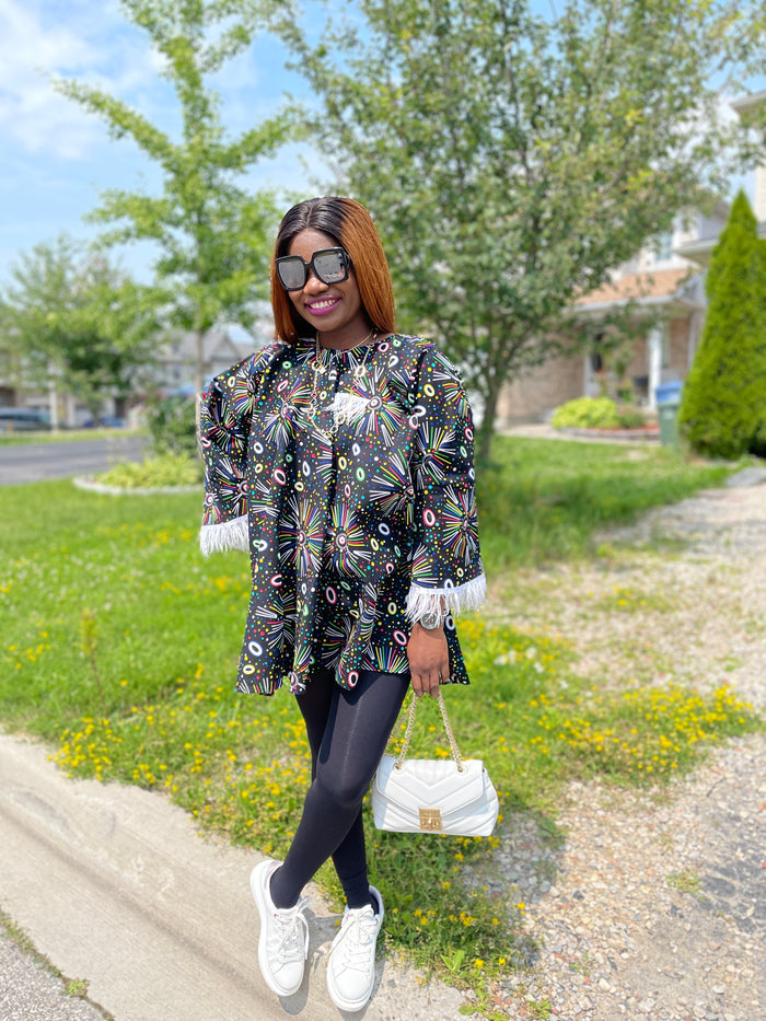 Diora 02 - Beautiful African print Ankara Dress