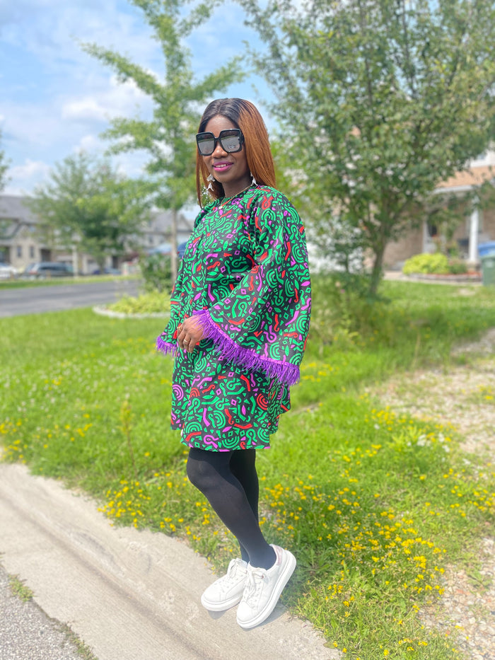 Diora 03 - Beautiful African print Ankara Dress