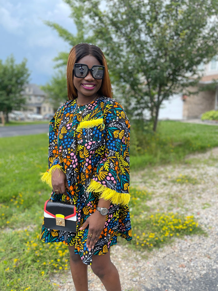 Diora 04 - Beautiful African print Ankara Dress