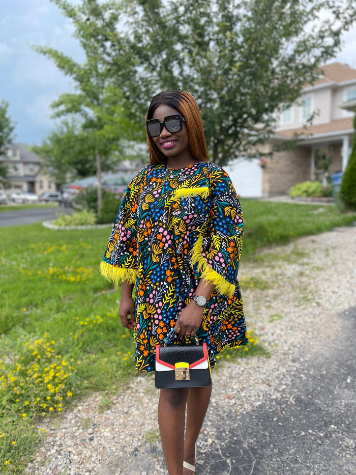 Diora 04 - Beautiful African print Ankara Dress