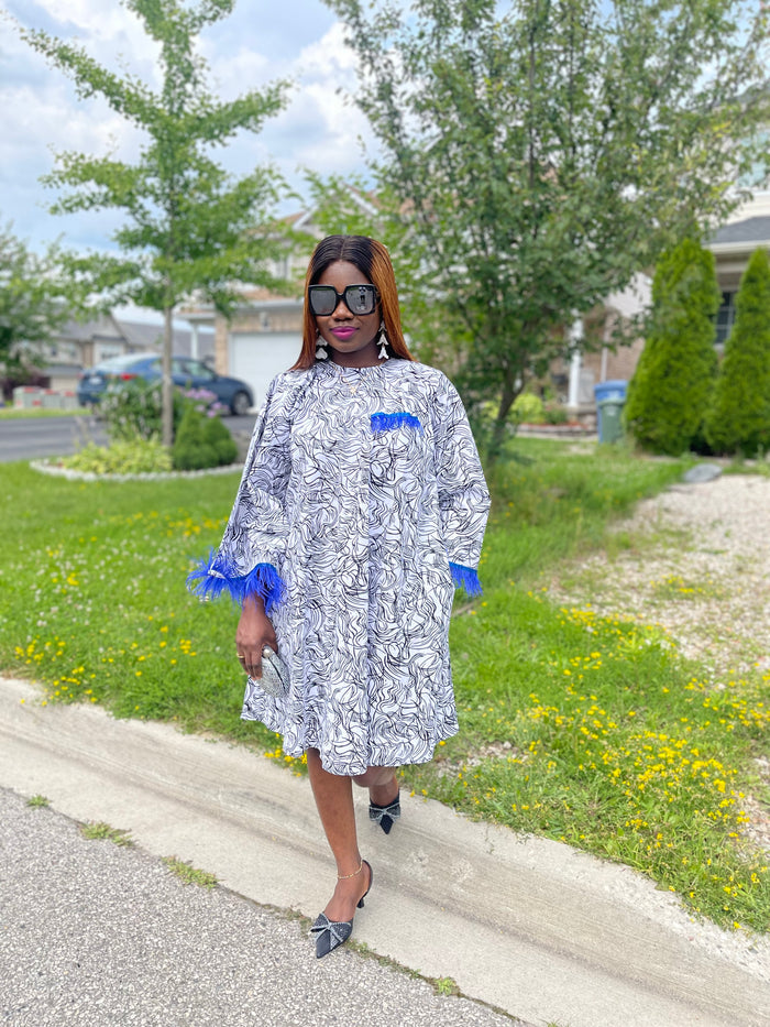 Diora 05 - Beautiful African Print Ankara dress