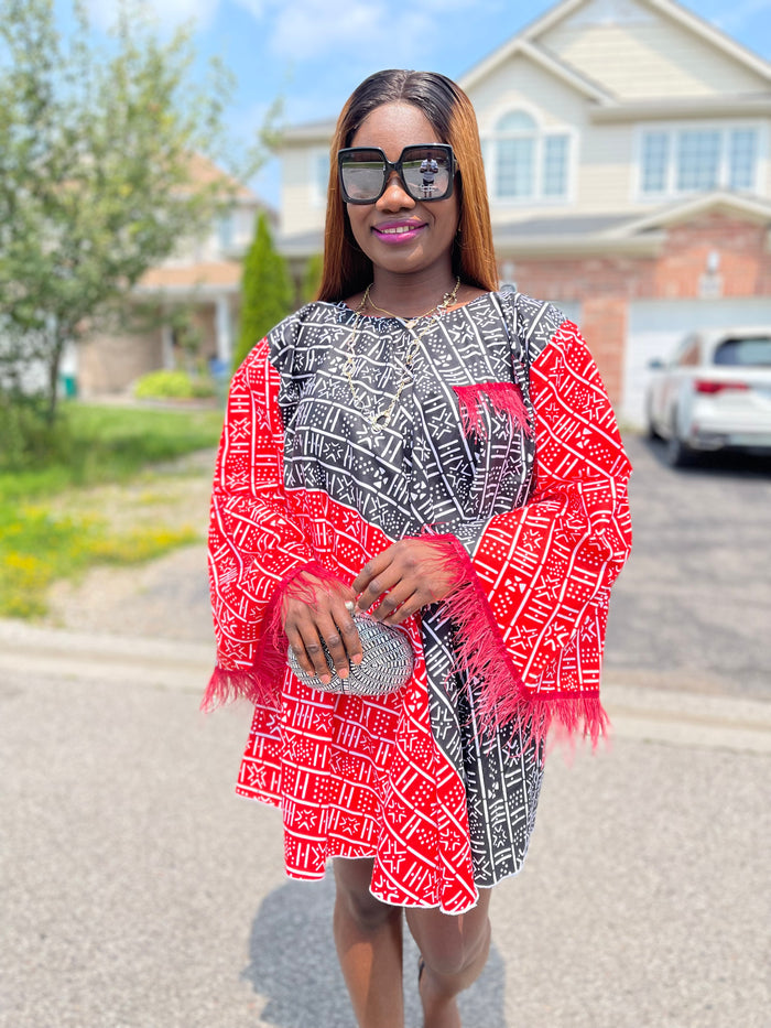 Diora 08 - Beautiful African Print Ankara dress