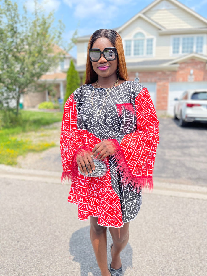 Diora 08 - Beautiful African Print Ankara dress