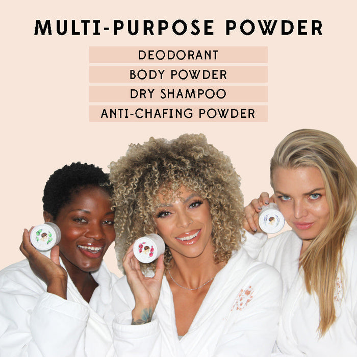 DISCONTINUED - Le Petit Lemon and Bergamot Powder: Deodorant, Body Powder, Dry Shampoo | Madame Lemy