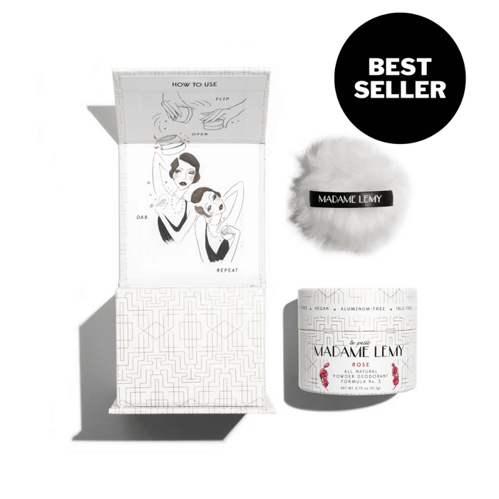 DISCONTINUED - Le Petit Rose Powder: Deodorant, Body Powder, Dry Shampoo | Madame Lemy