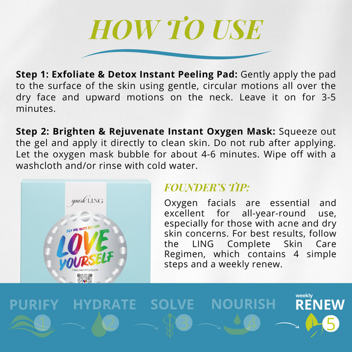 DISCONTINUED - SparkLing Instant DIY O2 Facial Kit (10 Treatments)| Ling Skincare