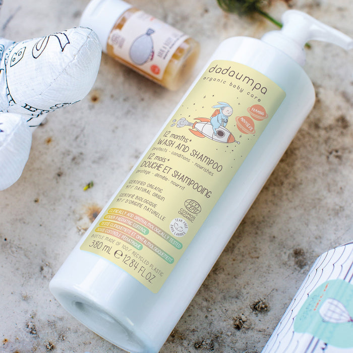 DISCONTINUED -Dadaumpa Wash And Shampoo 12months+ Organic Certified (12.84 Fluid Ounce) | GFL Cosmetics