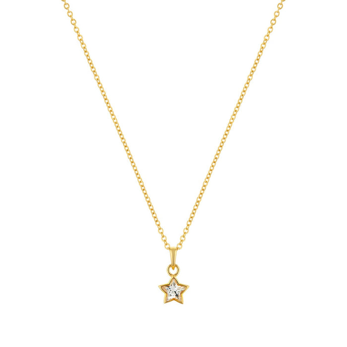 Divine Star Gold plated sterling silver Necklace