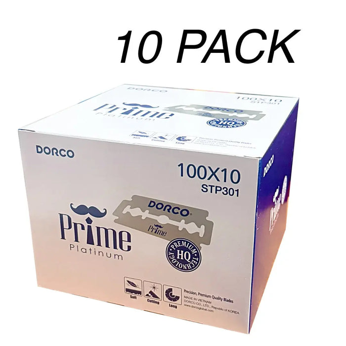 Dorco Prime Platinum Double Edge Razor Blades 100pk - BUYBARBER.COM