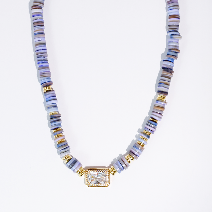 Dream Pop Gemstone Necklace: Pink