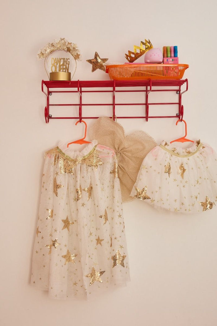 Le Petit Souk - Dress Up Kit - Tutu - Gold Sequin Star - Lifestyle Cut