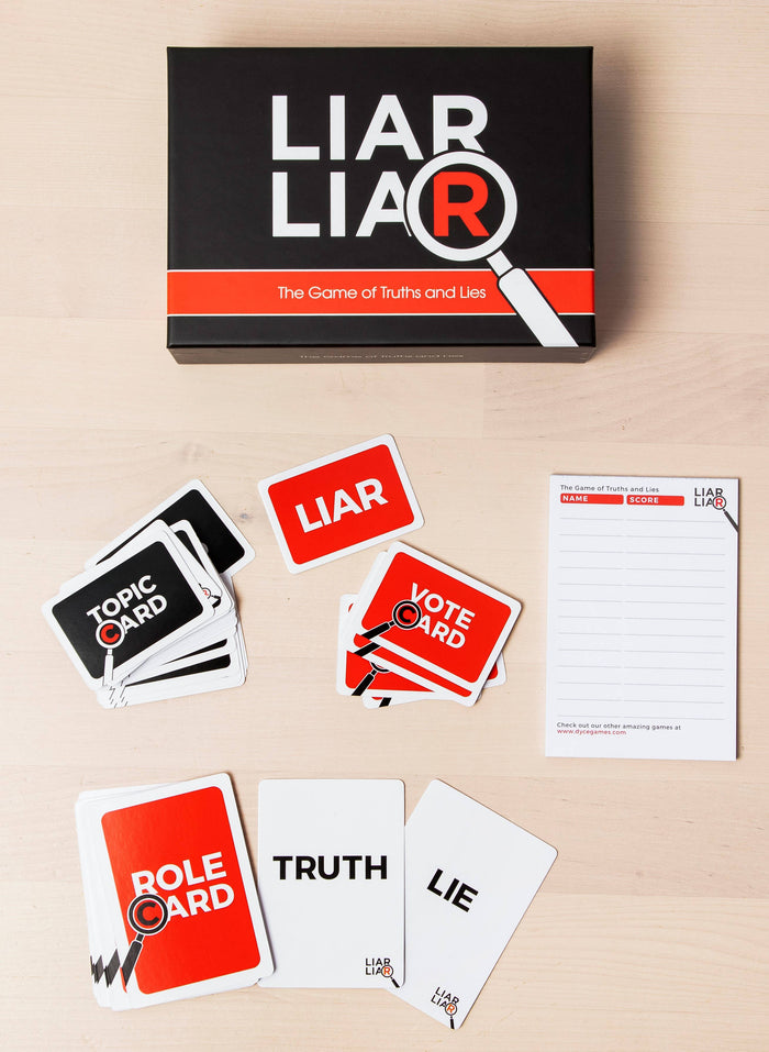 Dyce Games - LIAR LIAR: The Family Friendly Game of Truths and Lies