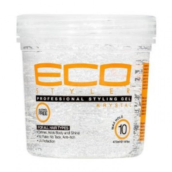ECO STYLER KRYSTAL CLEAR STYLING GEL 16 OZ - Palms Fashion Inc.