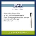 Egg Spoons 4ct