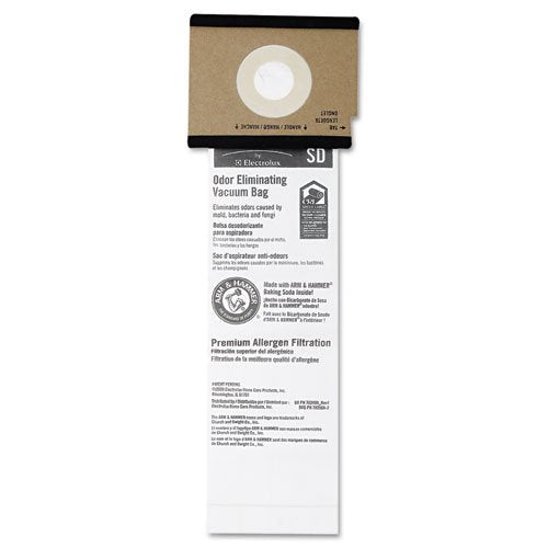 Electrolux Floor Care Company 63262B10 Sanitaire Series Upright Vacuum Cleaner Replacement Bags, 5/Pack