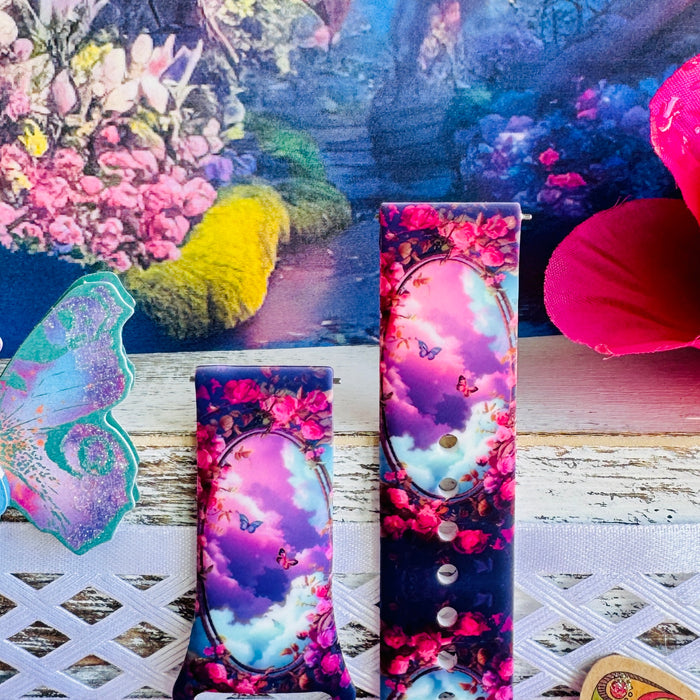 Enchanted Skies Print Silicone Band For Samsung Watch