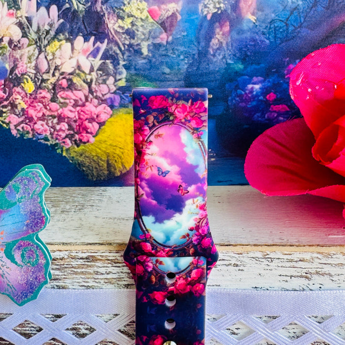 Enchanted Skies Print Silicone Band For Samsung Watch