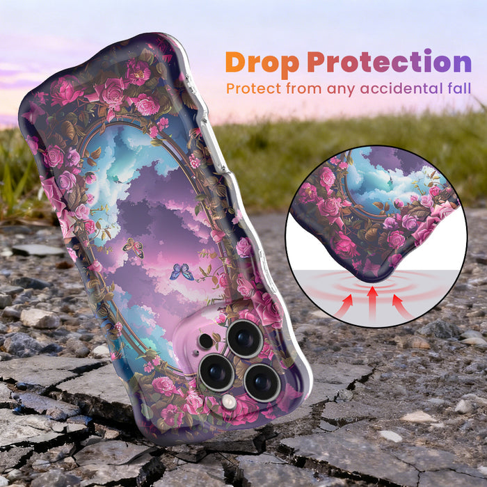 Enchanted Skies Wavy Luxe MagSafe Case for iPhone â â¨ Features & Benefits Wavy Luxe Edge Design â Sculp