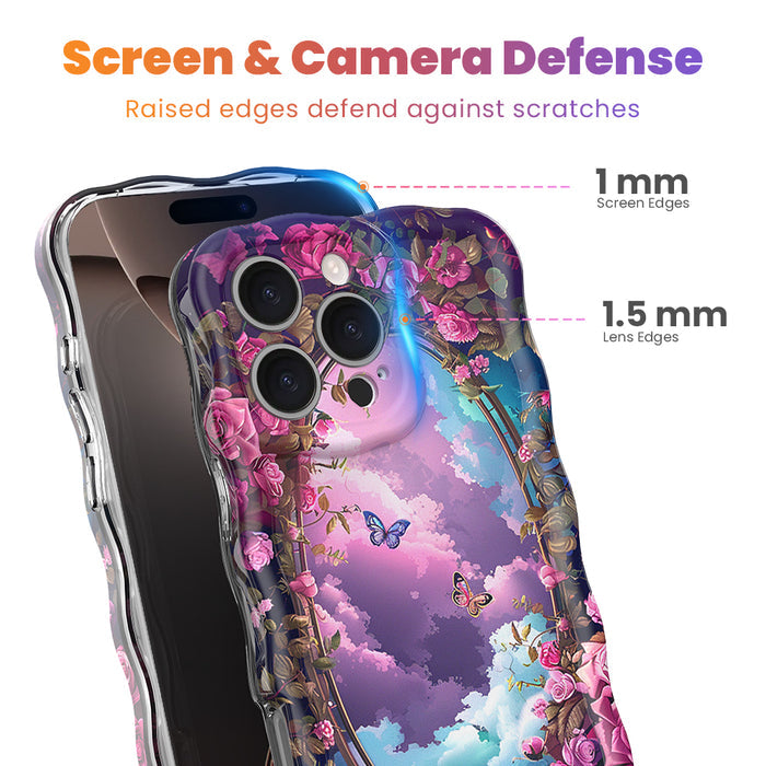 Enchanted Skies Wavy Luxe MagSafe Case for iPhone â â¨ Features & Benefits Wavy Luxe Edge Design â Sculp