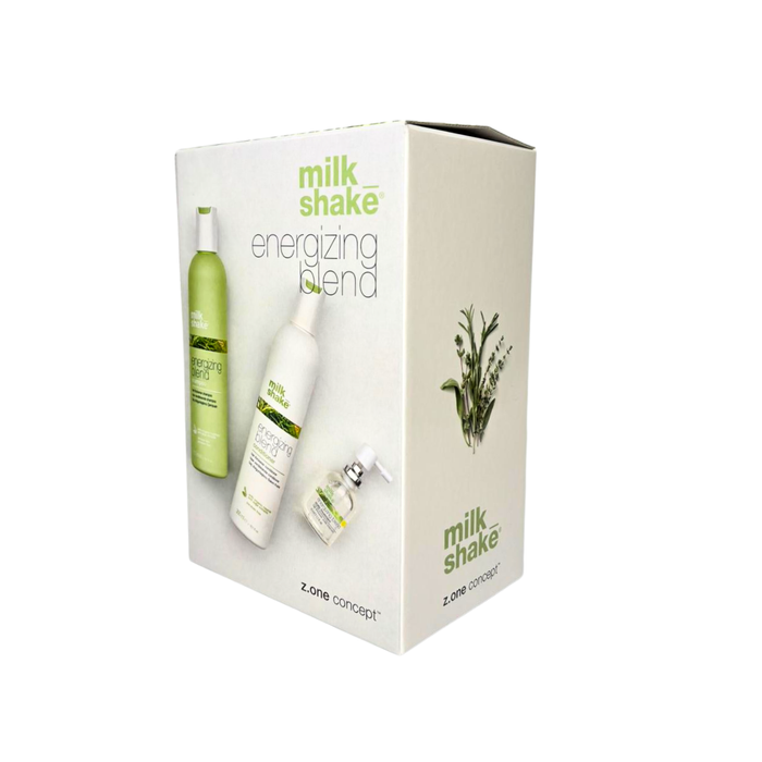 milk_shake energizing blend product set packaging on a white background