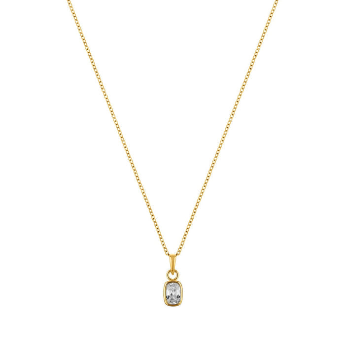 Enigma Gold plated sterling silver Necklace
