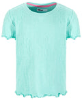 Epic Threads Girls Solid-Color Textured T-Shirt - Refreshing Teal