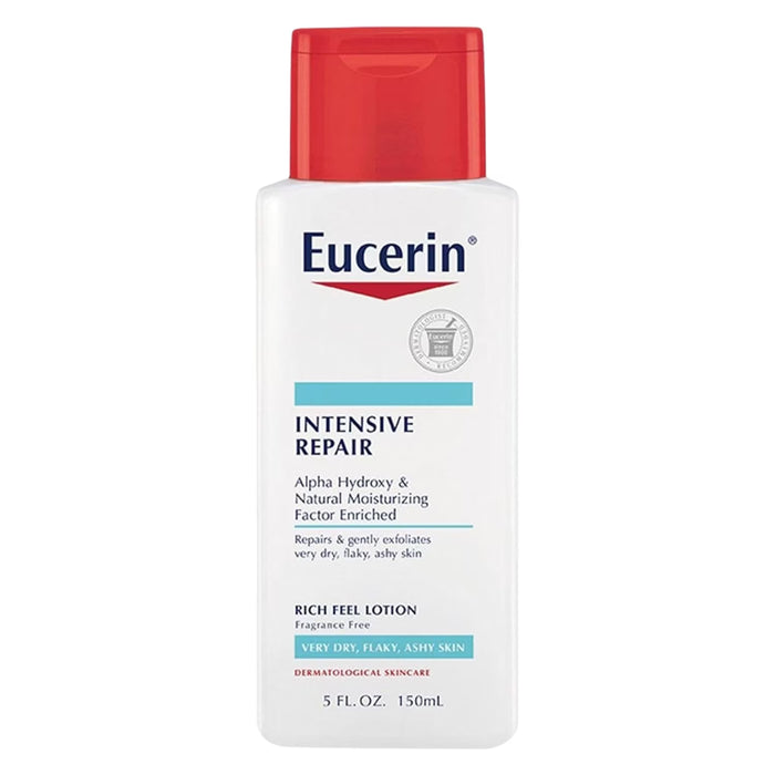Eucerin Intensive Repair Body Lotion for Very Dry Skin, 5 oz - 12 Pack
