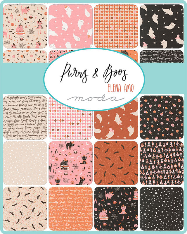 F3099 - Purrs and Boos - Stars - Purrfect Pink