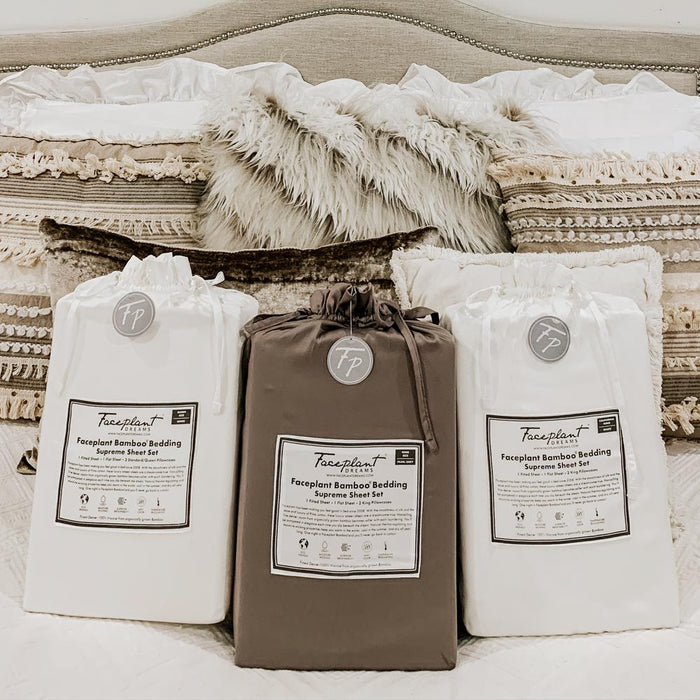 Faceplant Bamboo® Supreme Sheet Set–Grey